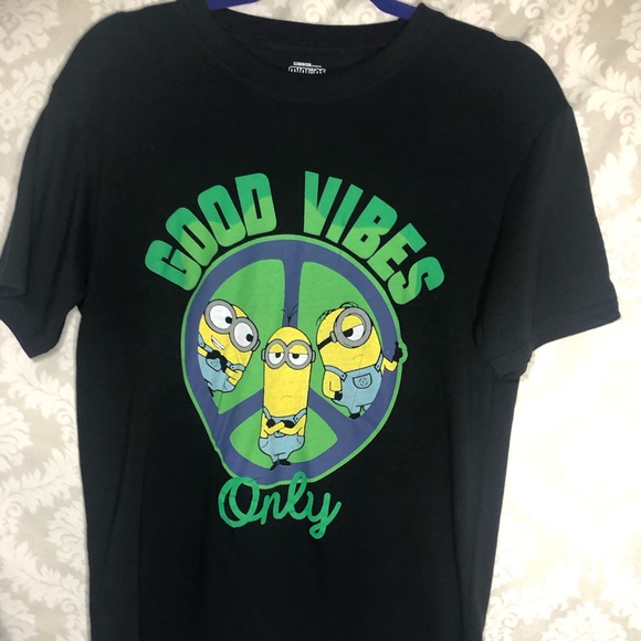 Minions “Good Vibes Only” Teen Tee M NWT - Picture 5 of 8